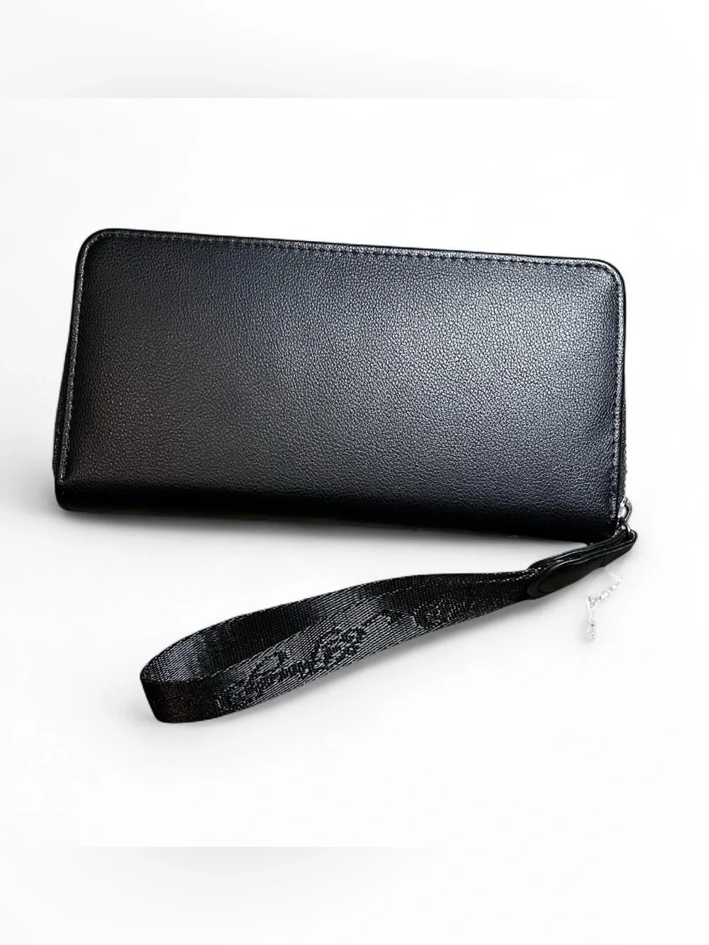 Ed Hardy Black Wallet with Skull & Red Rose Graphic
